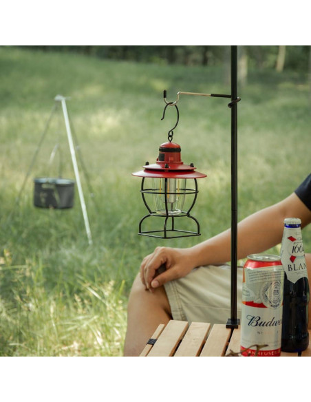 4 Ganchos Soporte de Lámpara Camping SquEqu Acero Inoxidable