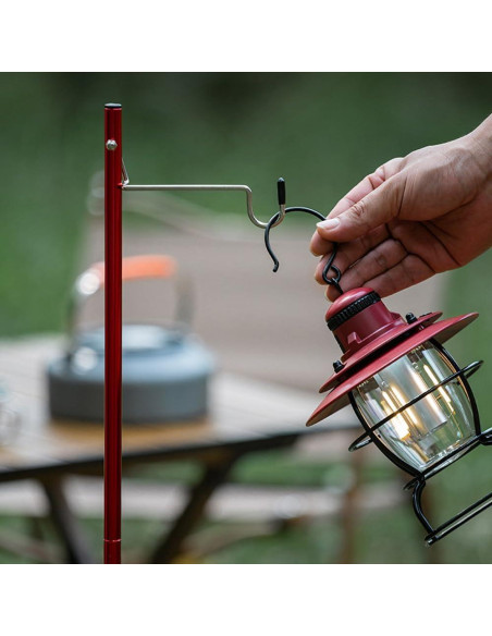 4 Ganchos Soporte de Lámpara Camping SquEqu Acero Inoxidable