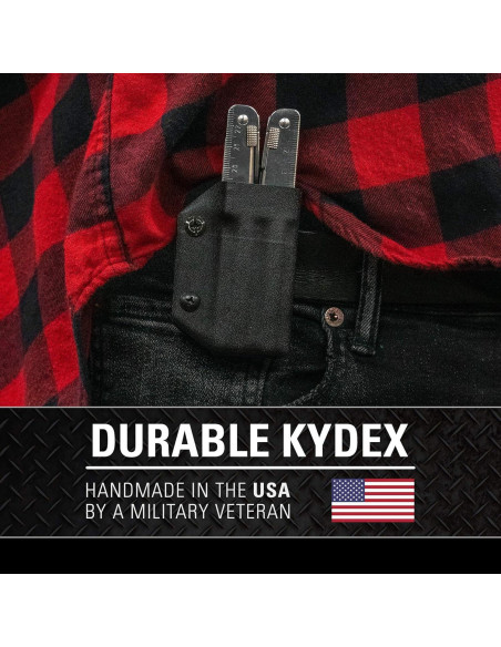 Funda Kydex Clip & Carry para Victorinox Swisstool - Negro