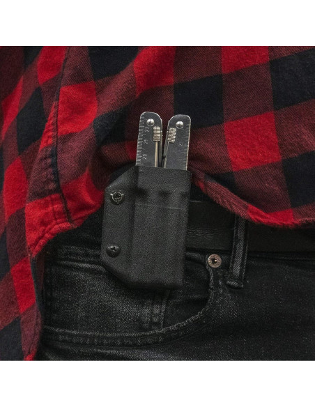 Funda Kydex Clip & Carry para Victorinox Swisstool - Negro