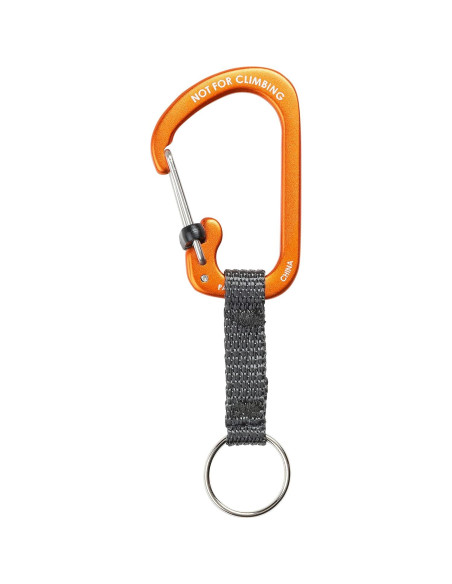 Llavero Mosquetón Nite Ize SlideLock Aluminio Naranja