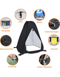 Tienda de Privacidad Anngrowy XL 2.13M Impermeable Camping 2