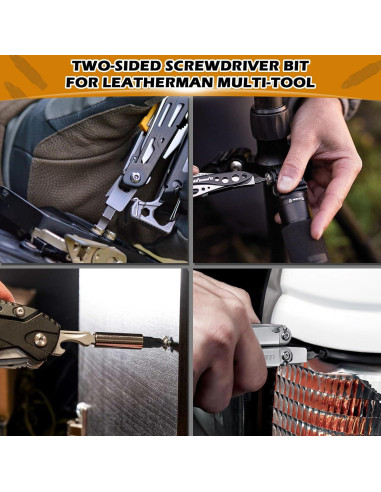 Paquete de 6 Puntas de Destornillador Leatherman - Phillips y Plana