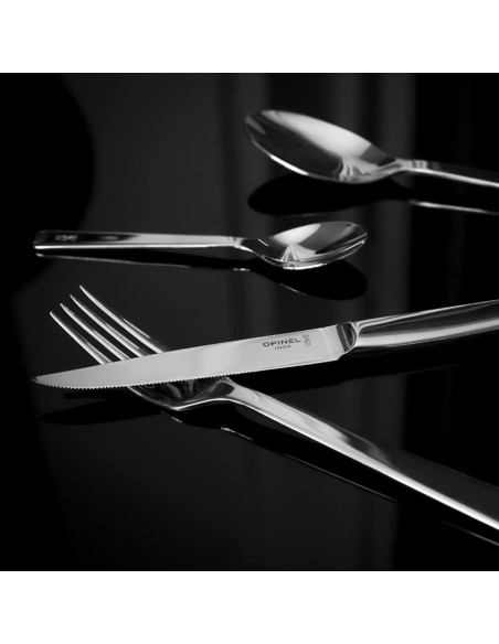 Juego de 4 Cubiertos Opinel Perpétue Acero Inoxidable Apto Lavavajillas