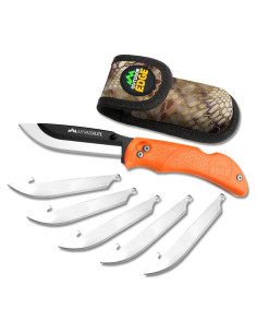 Cuchillo de Caza Plegable Outdoor Edge OERB20 - 8.9 cm, 6 Cuchillas