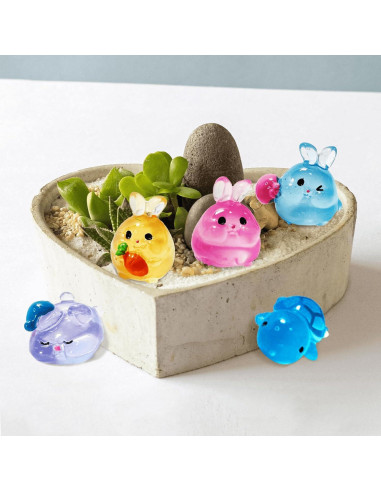 49 Figuras de Animales Miniatura Wezdopu Resina Decoración