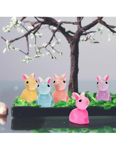 49 Figuras de Animales Miniatura Wezdopu Resina Decoración