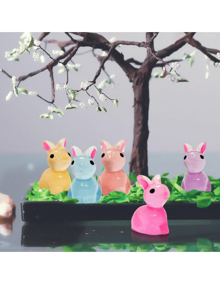 49 Figuras de Animales Miniatura Wezdopu Resina Decoración