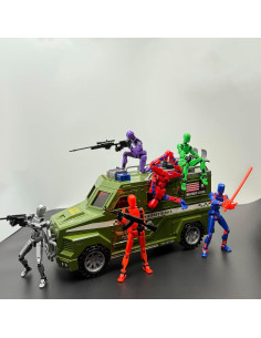 Set de 6 Figuras de Acción Titan 13 - Juguetes 3D para Niños 2