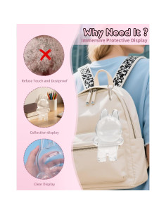 Funda Protectora Acrílica DuDuBeer para Muñecas 17 cm 2