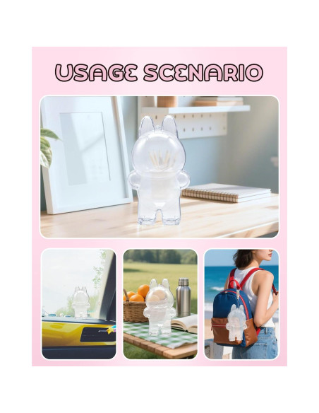 Funda Protectora Acrílica DuDuBeer para Muñecas 17 cm