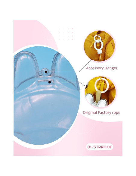 Funda Protectora Acrílica DuDuBeer para Muñecas 17 cm