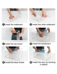 Caja de Exhibición Acrílica Wollibao para Muñecas Labubu COCA-COLA 2