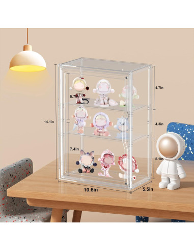 Caja de Exhibición Acrílica Millsten 35.6x26.9x14cm con Puerta Magnética