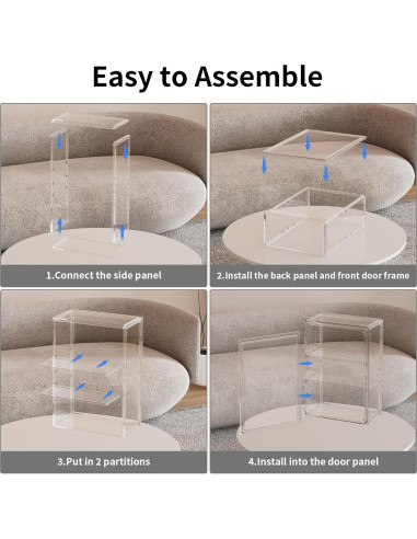 Caja de Exhibición Acrílica Millsten 35.6x26.9x14cm con Puerta Magnética