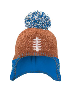 Gorro de punto NFL para bebés Outerstuff con pompon 2