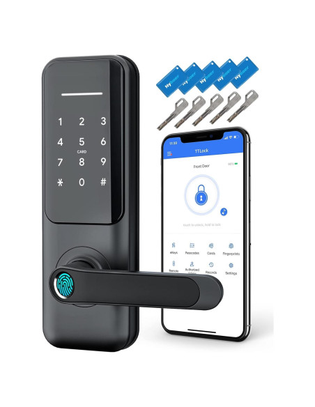 Cerradura Inteligente Nyboer NY-H3B-PLUS con Huella Dactilar