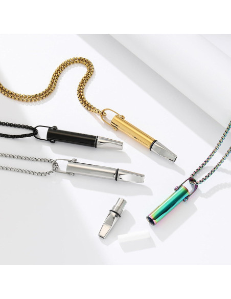 Collar de Respiración Consciente Acero Inoxidable Oro