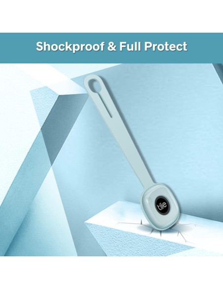 Funda de Silicona Fintie para Tile Mate (2022) - Azul Brillante