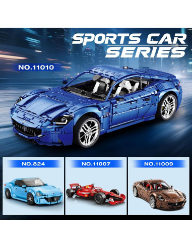 Juego de Bloques de Construcción Coche Deportivo Reobrix 11010 5480 Piezas