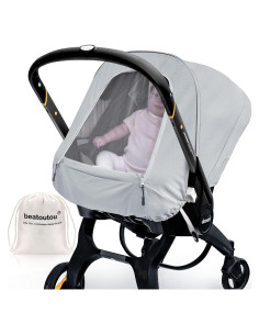Cubierta de Asiento de Coche para Bebé Doona Gris Transpirable