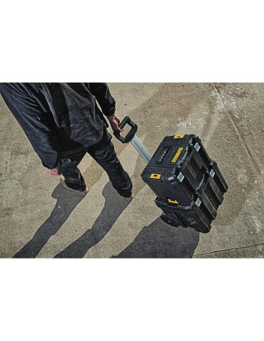 Caja de Herramientas DEWALT TSTAK con Ruedas 51.05x43.18cm