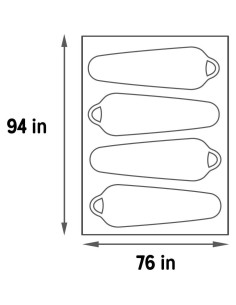 Fondo de Tienda de Camping Kelty Grand Mesa 4 Personas 2