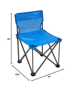 Silla de Camping Plegable ALPS Mountaineering Aventura Azul 2