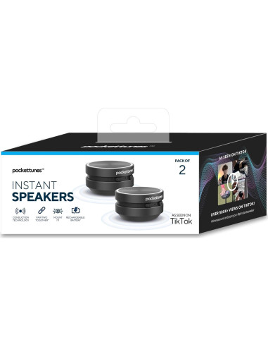 Altavoces Bluetooth PocketTunes DP Audio Video - 2 Unidades