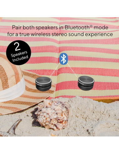 Altavoces Bluetooth PocketTunes DP Audio Video - 2 Unidades