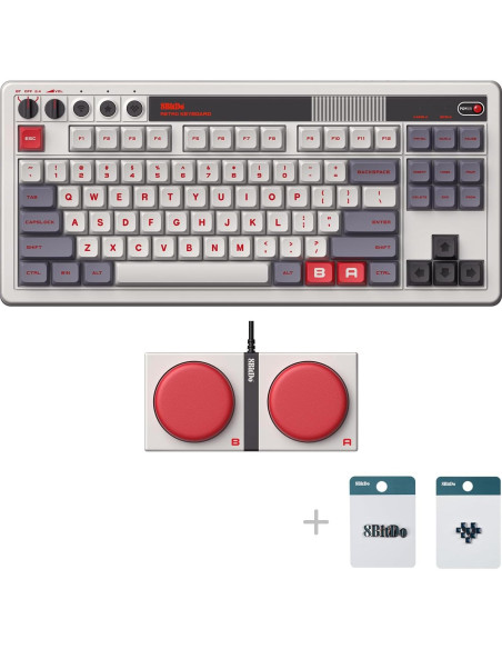 Teclado Mecánico 8Bitdo Edición N 87 Teclas Bluetooth USB-C