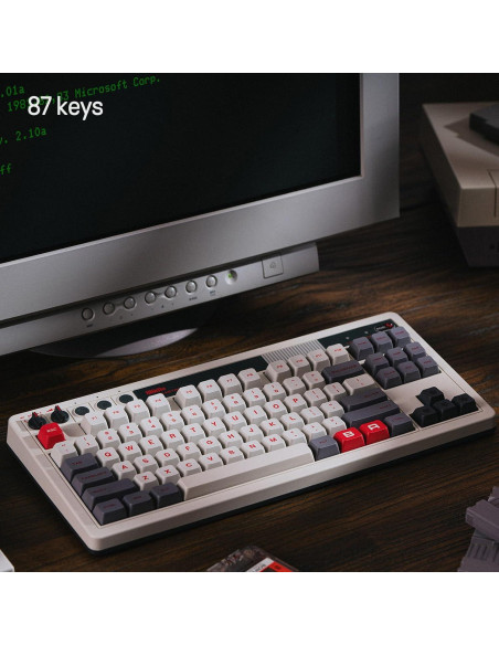 Teclado Mecánico 8Bitdo Edición N 87 Teclas Bluetooth USB-C