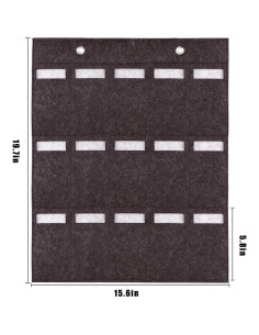 Organizador de Gafas de Sol RZMAYIS Montado en Pared 15 Ranuras 2