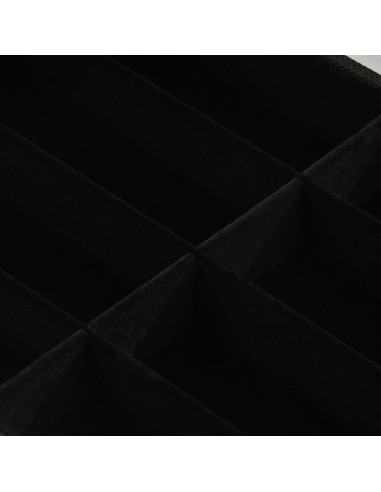 Organizador de Gafas Julysky 8 Compartimentos Negro