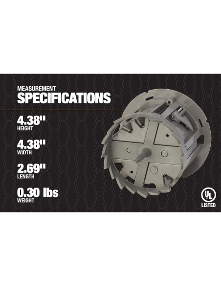 Caja Eléctrica de Techo Southwire MSBST250 Shark Tooth 2,72 kg