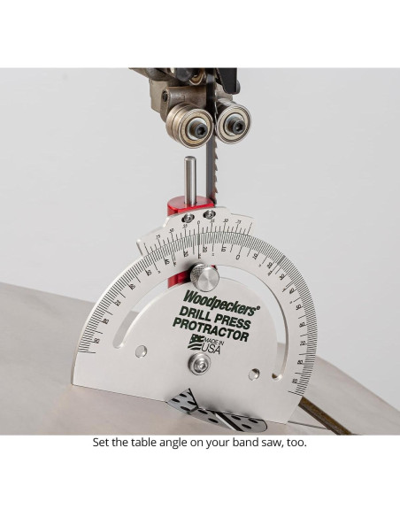 Transportador de Prensa de Taladro Woodpeckers DPP - Precisión 5 Minutos