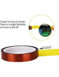 Cinta Adhesiva Resistente al Calor AIYUNNI 25mm x 33m 2