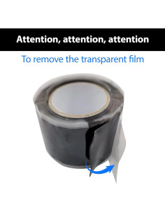 Cinta de Silicona Auto-Fusionante SIDAZON 2 Rollos 2,54cm x 3,05m 2