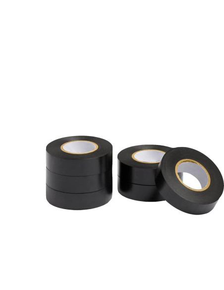 Cinta Adhesiva Eléctrica Amazon Basics 6 Rollos 1,91 cm x 18,29 m