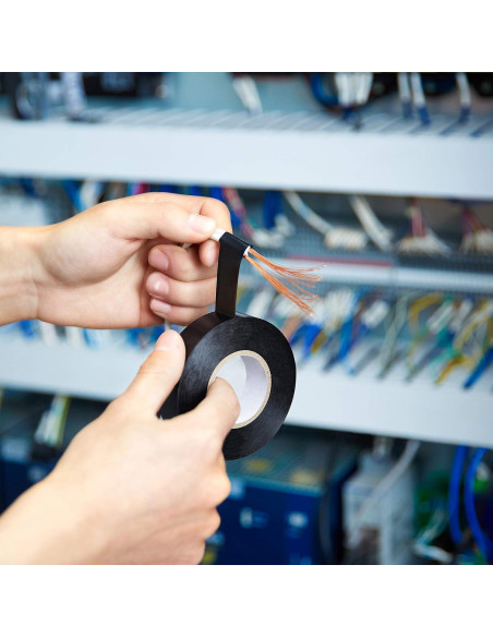 Cinta Adhesiva Eléctrica Amazon Basics 6 Rollos 1,91 cm x 18,29 m