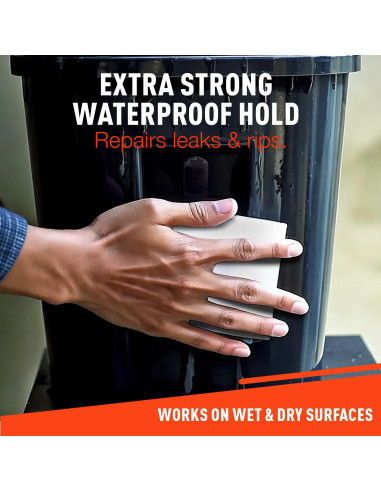 Cinta Impermeable Firebelly Outfitters 4,57m x 10,16cm Transparente