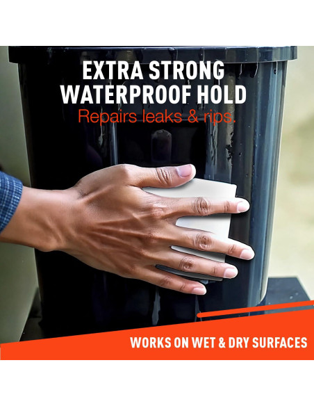 Cinta Impermeable Firebelly Outfitters 4,57m x 10,16cm Transparente