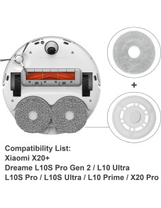 Mop de Reemplazo con Soporte para Aspiradoras Dreame L10 2