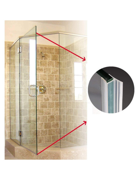 Tira de Sello de Silicona Zengest 304,8 cm para Ducha