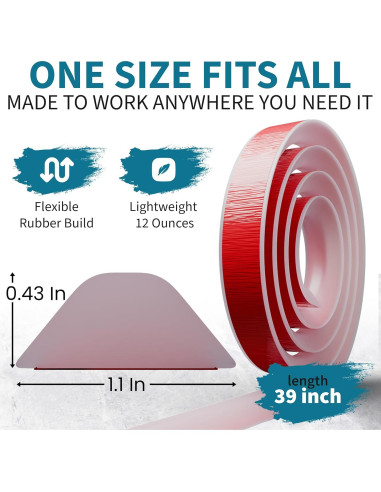 Sello de puerta de ducha NIch SHINE 99 cm transparente