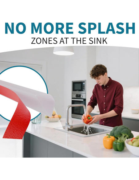 Sello de puerta de ducha NIch SHINE 99 cm transparente