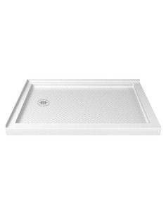Base de Ducha DreamLine SlimLine 34x48 Drenaje Izquierdo Blanco