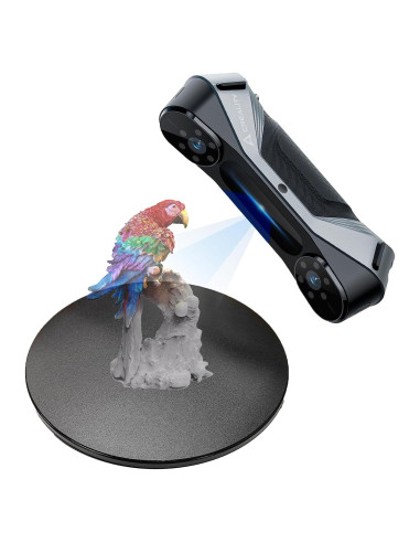 Escáner 3D Creality CR-Scan Raptor con Luz Azul y Plato Giratorio