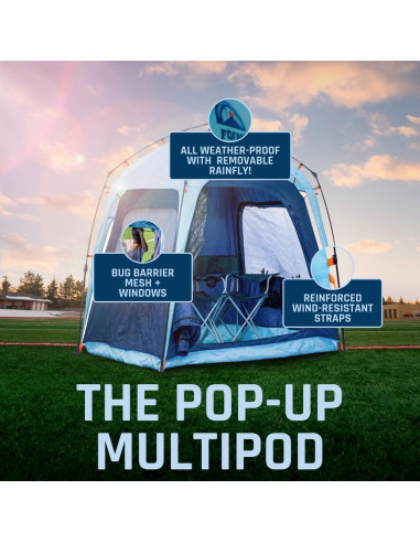 Carpa Deportiva Fofana MultiPod 4 Personas Impermeable