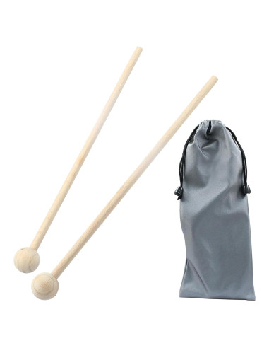 Mallets de Madera para Xilófono Luomorgo 21 cm 2 Pcs